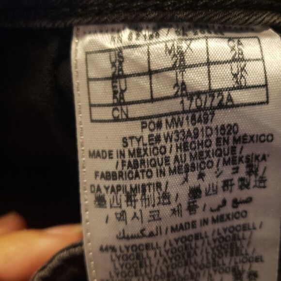 Half and half leopard print Guess jeans Brittney legging color block - Picture 6 of 11